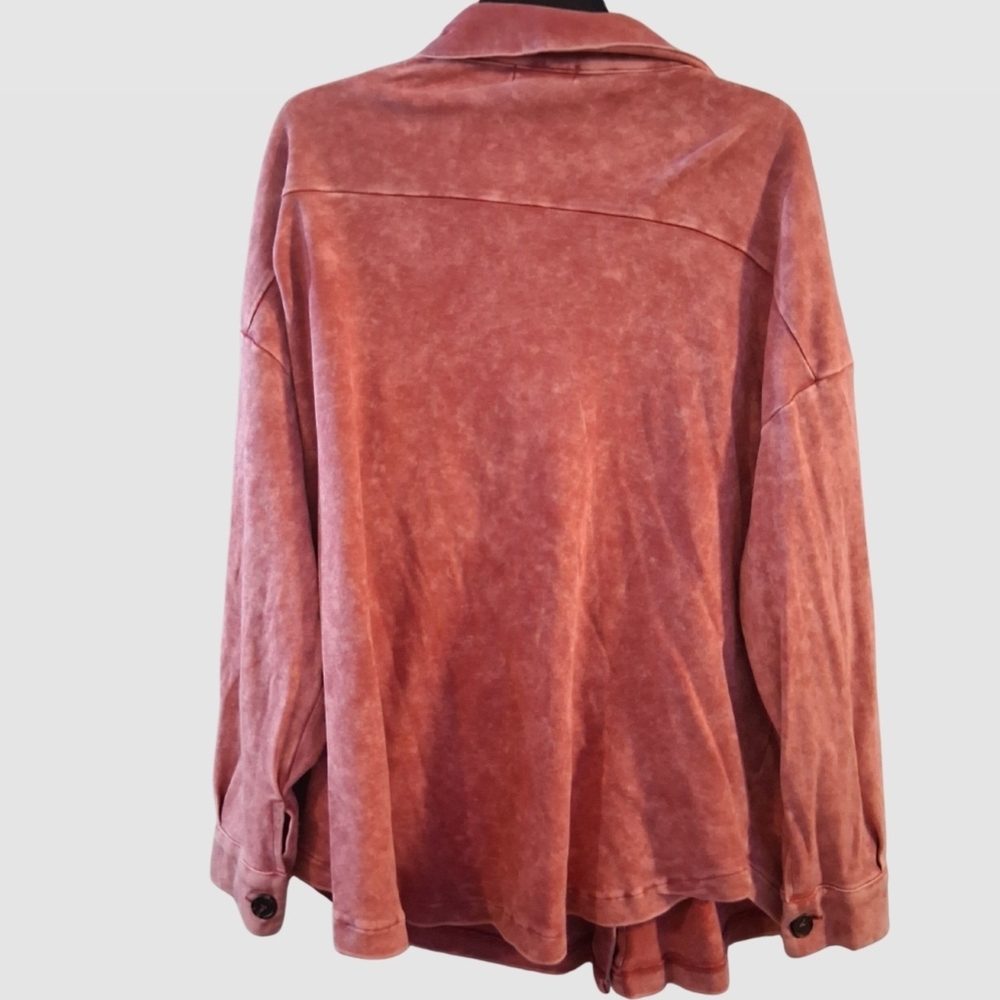 Women's Pink Shacket - Picture 3 of 6